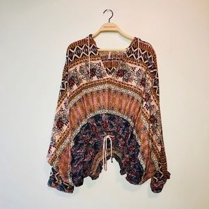 Free People Boho Pullover Top